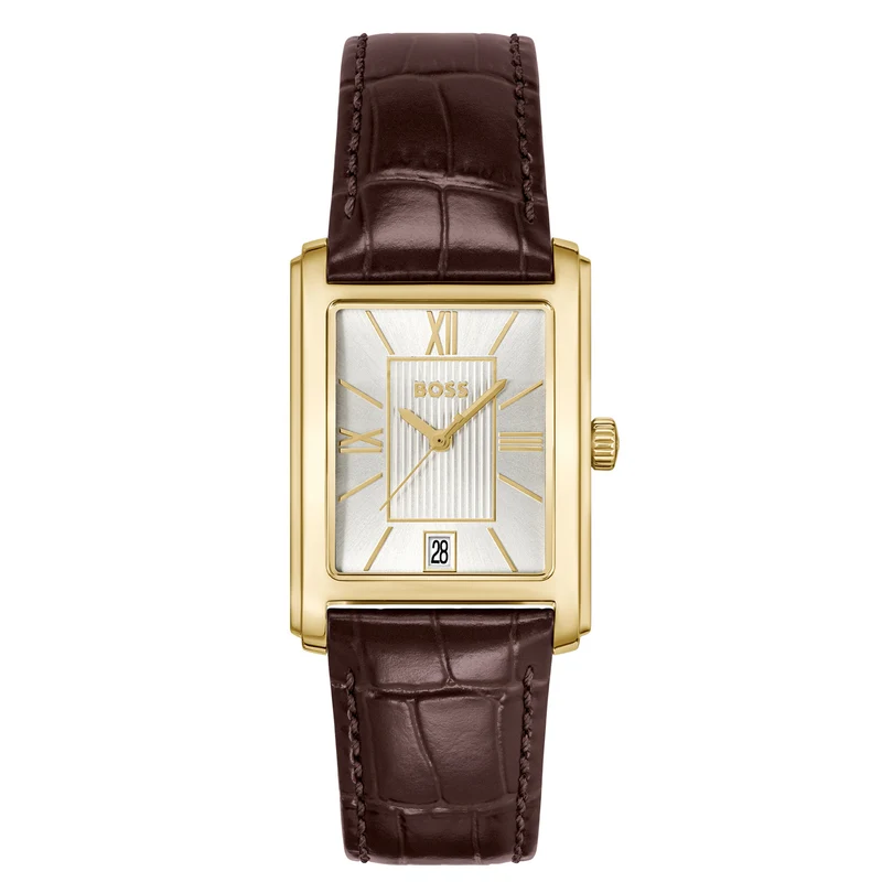 Hugo Boss Principle Dress Goldene Herrenuhr HB1514300