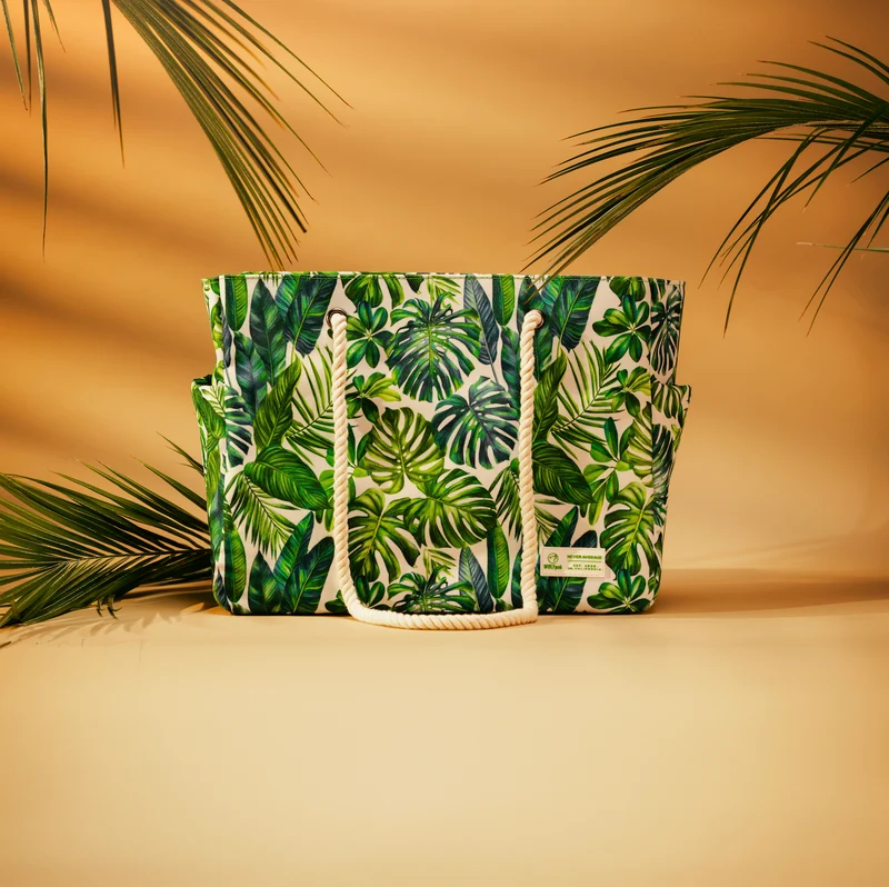 Tote Bag Green Palm Sale