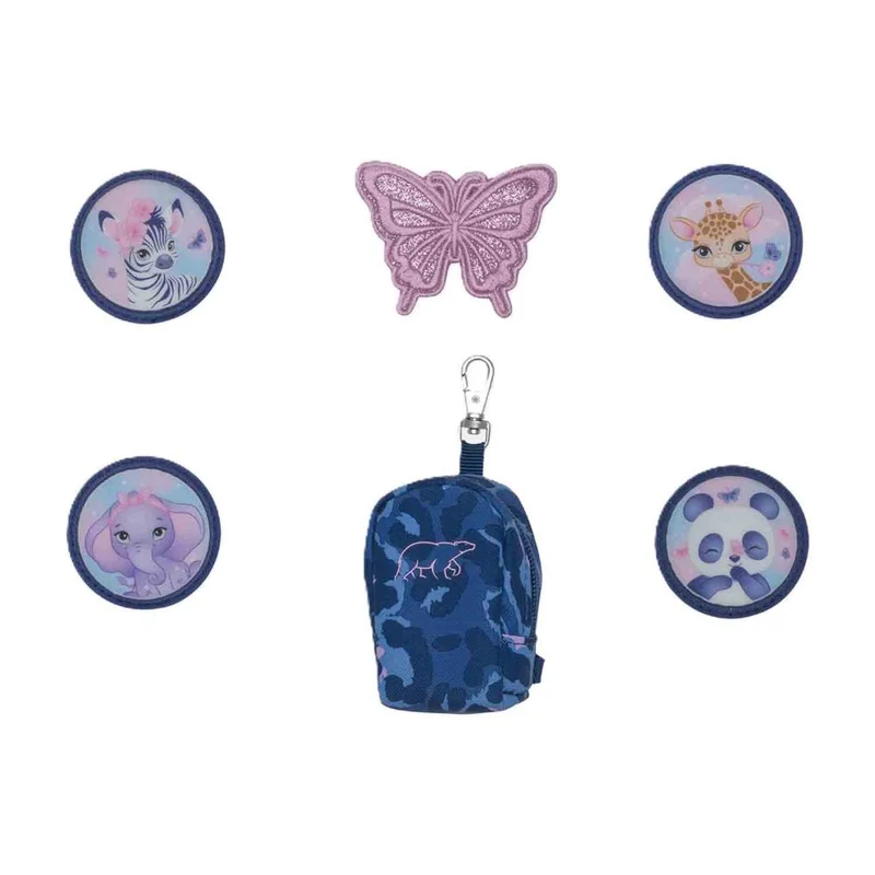 Beckmann Mini Rucksack Cheeta Buttons