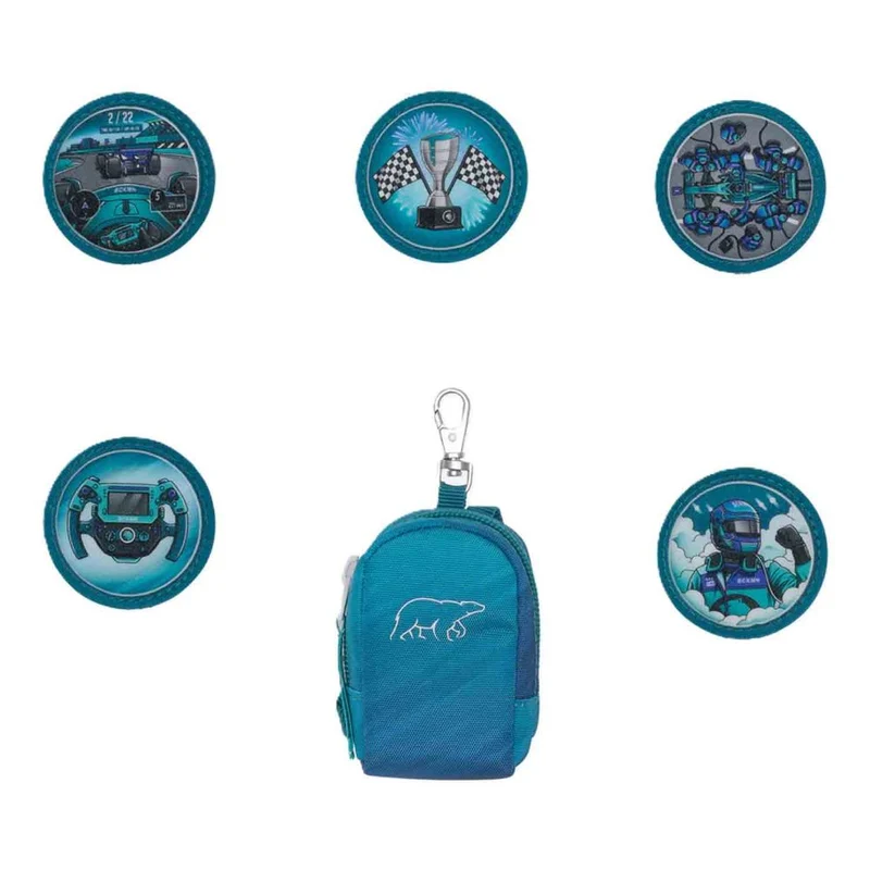 Beckmann Mini Rucksack Racing Buttons