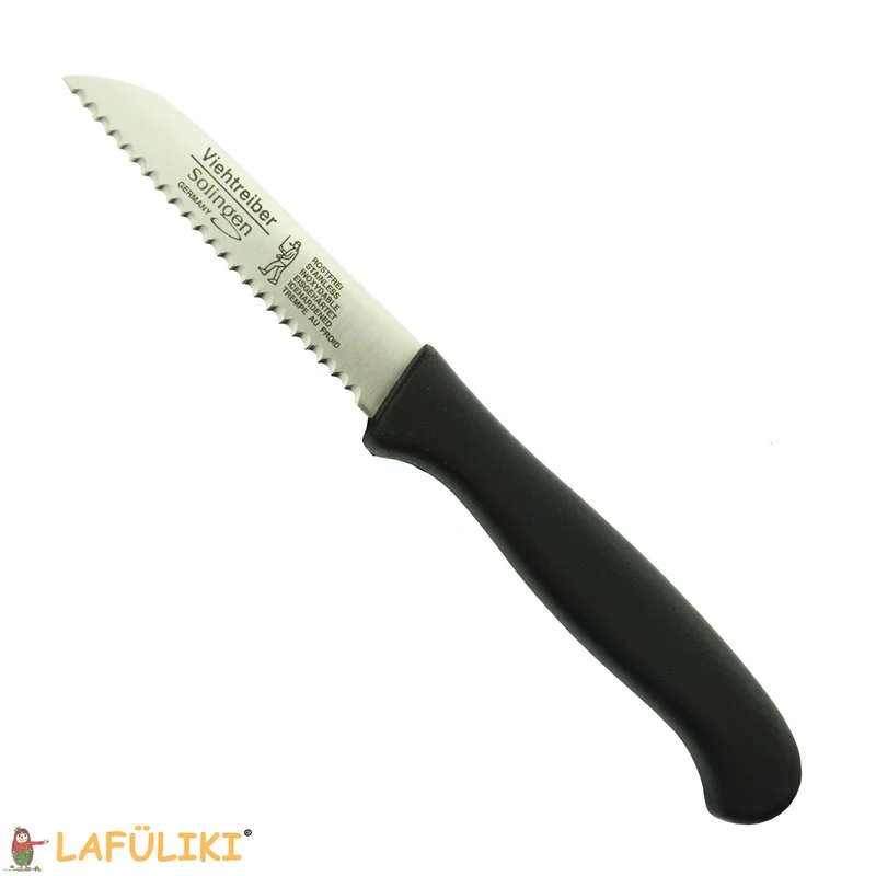 Linkshänder Küchenmesser mit Wellenschliff
