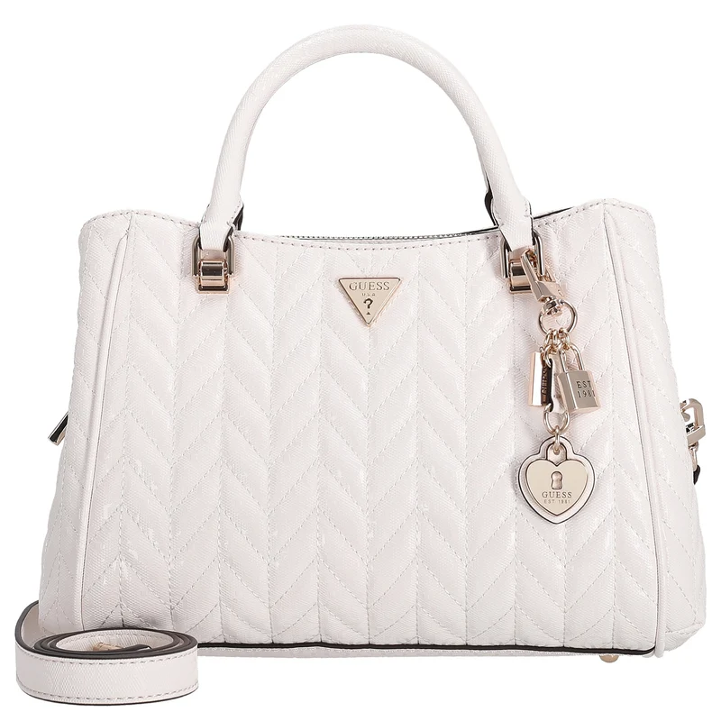 Guess Stacey Satchel - Henkeltasche 26 cm (off white)