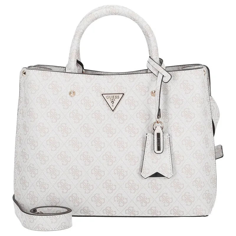 Guess Meridian II Satchel - Henkeltasche 30 cm (bone logo)