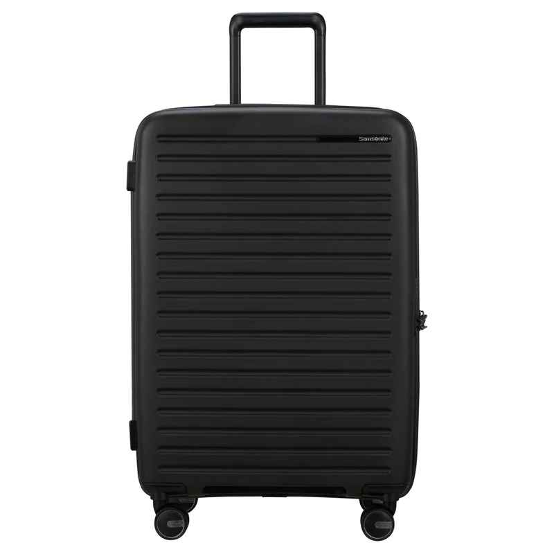 Samsonite Selection Restackd - 4-Rollen-Trolley M 68 cm erw. (schwarz)