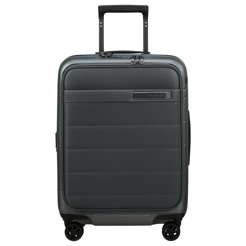 Samsonite Selection Neopod Easy Access - 4-Rollen-Kabinentrolley 55 cm erw. (sage khaki)