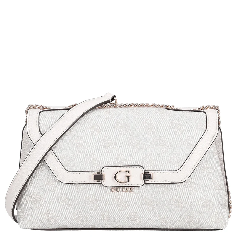 Guess Lindsey XBody Flap - Umhängetasche 27 cm (bone logo)
