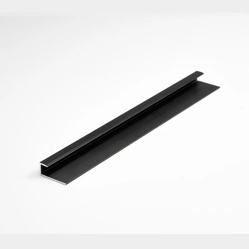 Profil de finition de départ aluminium