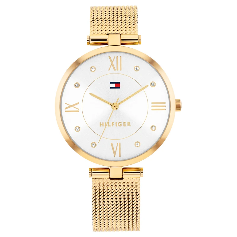 Tommy Hilfiger Goldene Damenuhr TH1782805