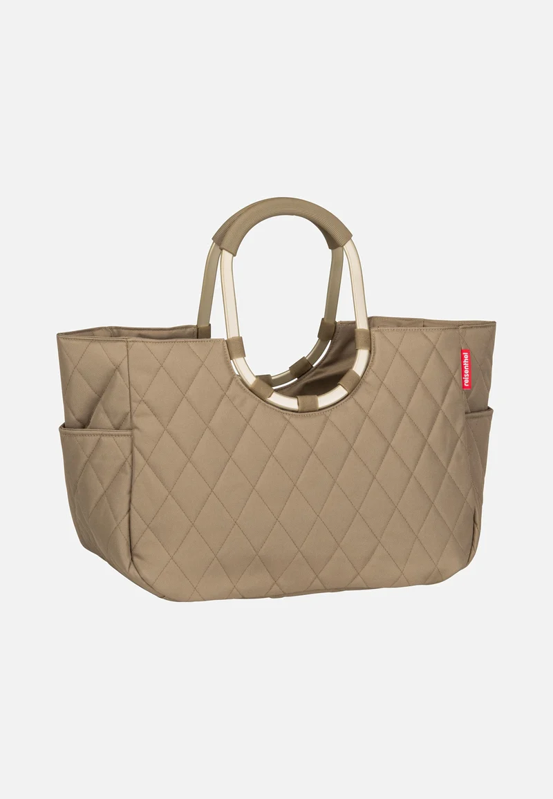 Loopshopper L Rhombus Olive - Einkaufskorb