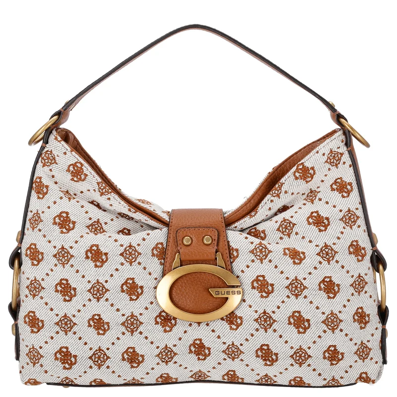 Guess Camden - Schultertasche 34.5 cm (cognac logo)