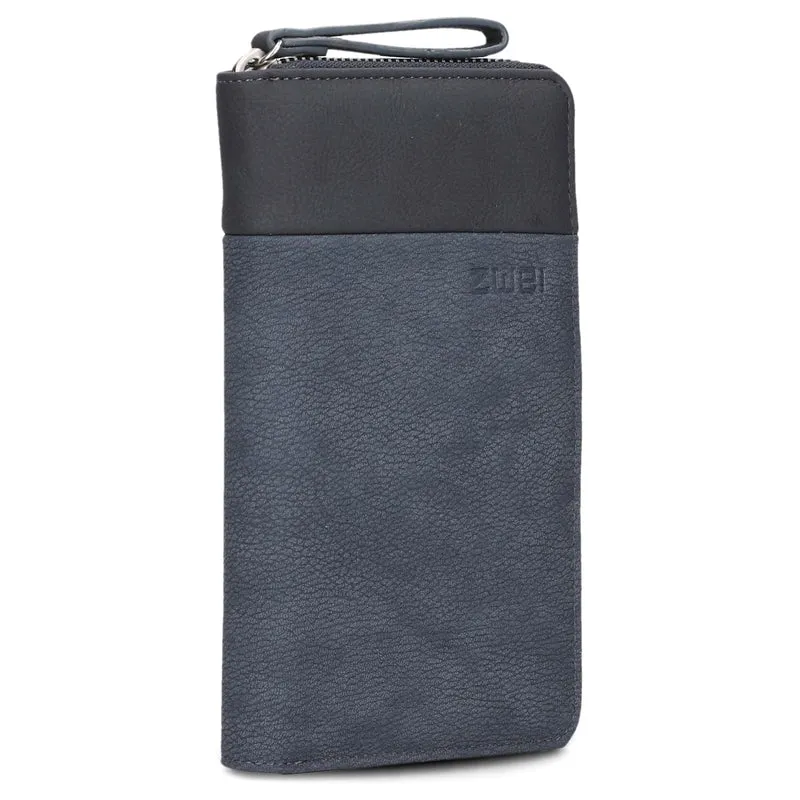 zwei Eva EV2 - Geldbörse 15cc 19 cm (nubuk-blue)