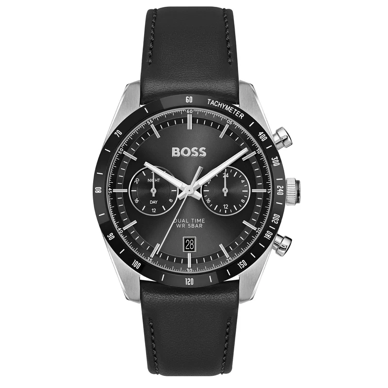 Hugo Boss Tourmaster Silberne Herrenuhr HB1514284