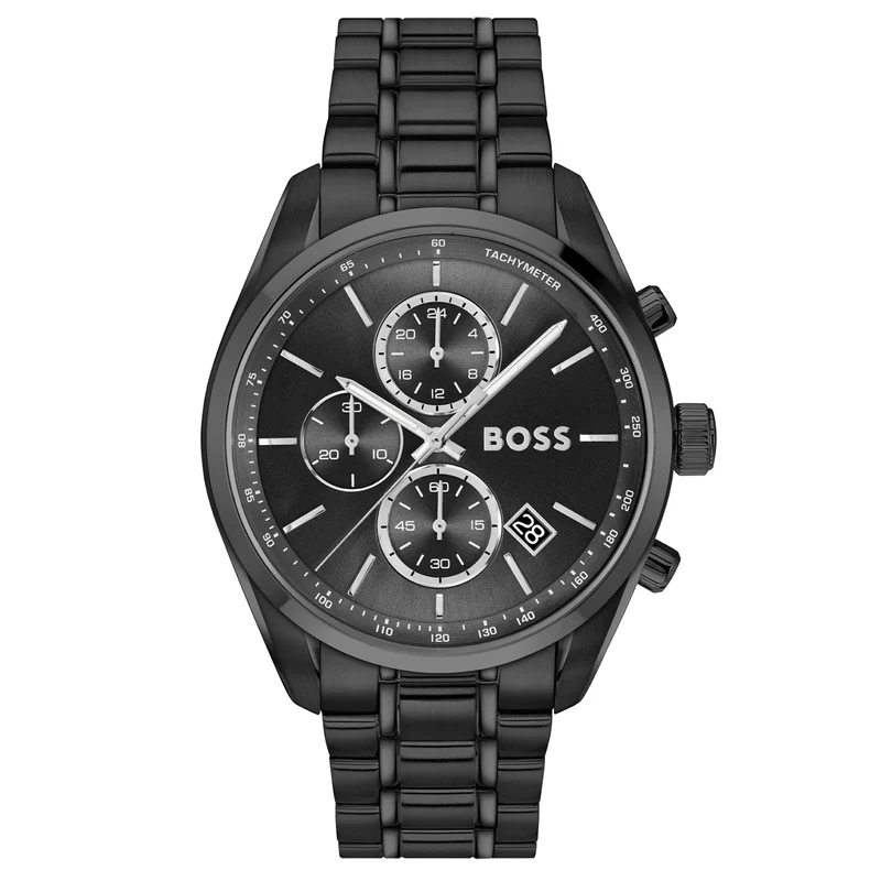 Hugo Boss Grand Prix 44 Schwarze Herrenuhr HB1514298