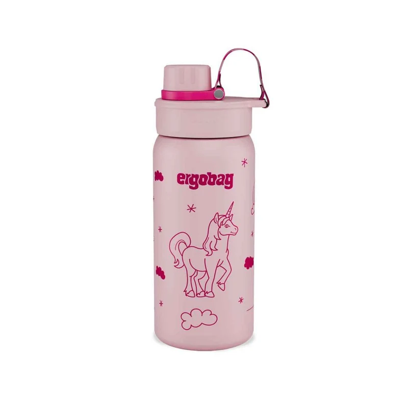 Ergobag Edelstahl Trinkflasche Einhorn 0,5 l