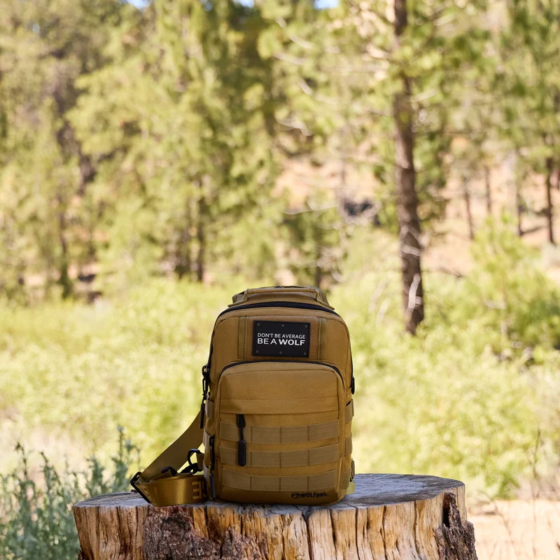 9L Tactical Sling Bag Khaki