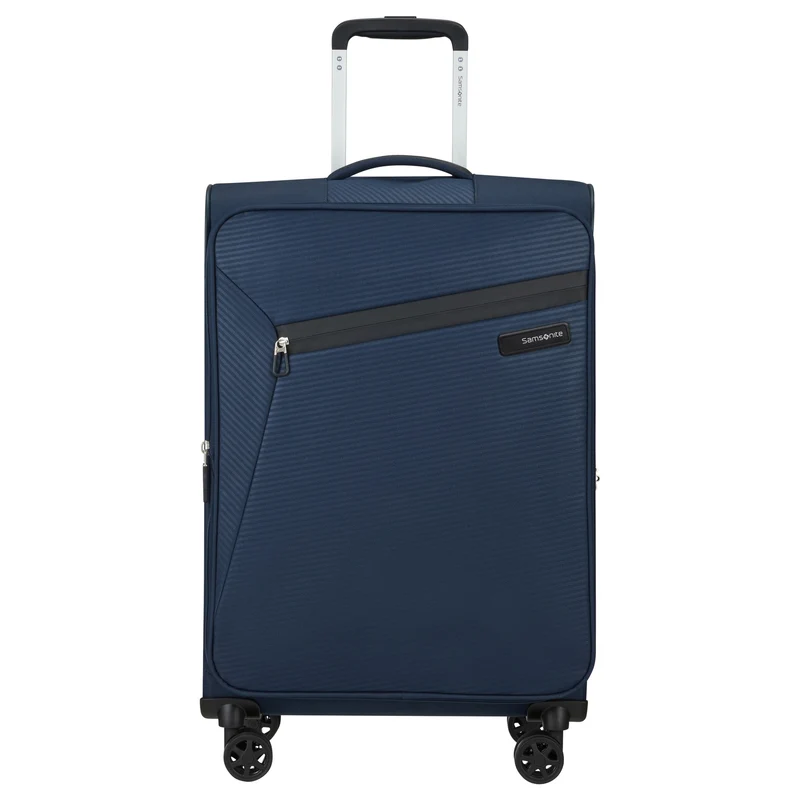 Samsonite Litebeam - 4-Rollen-Trolley M 66 cm erw. (midnight blue)