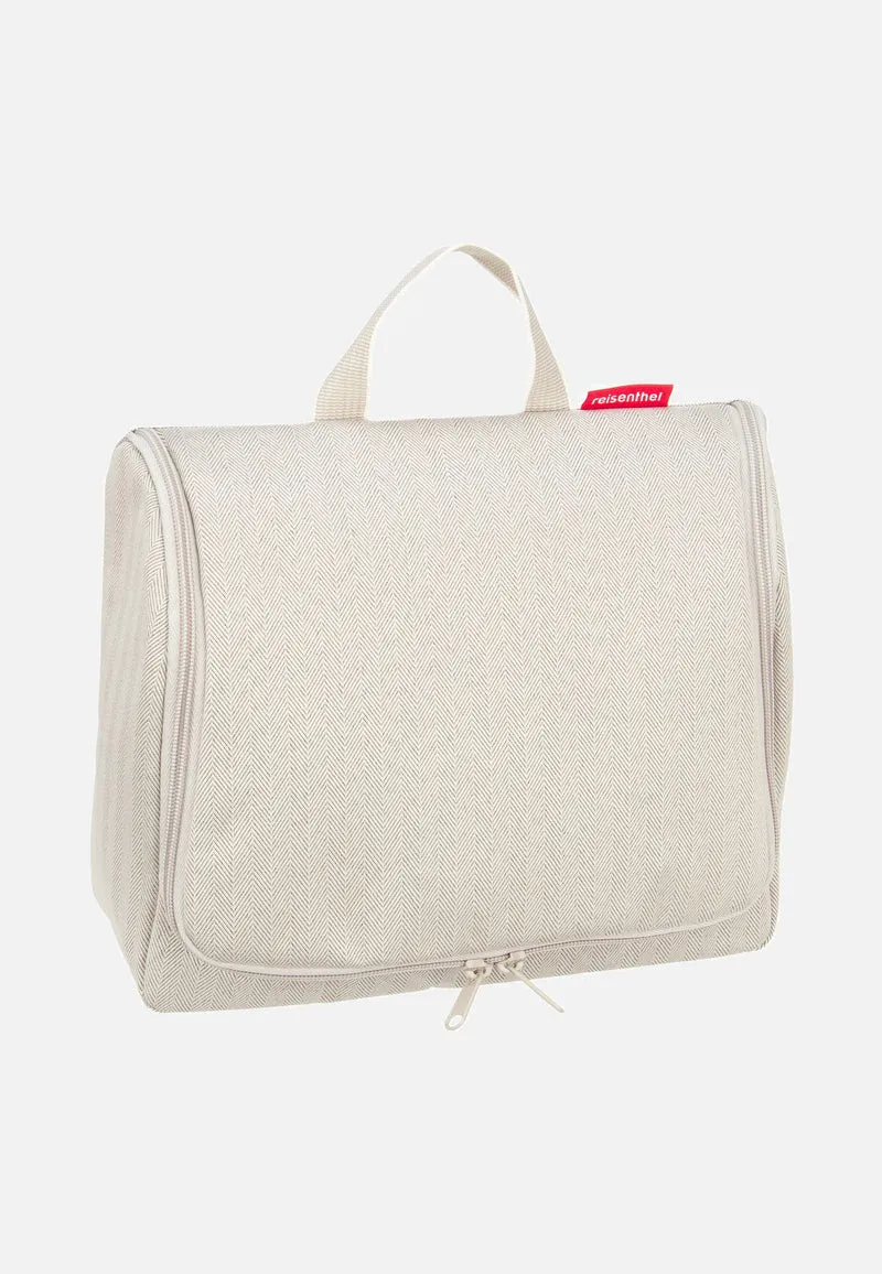 Toiletbag XL Herringbone Sand - Kulturbeutel