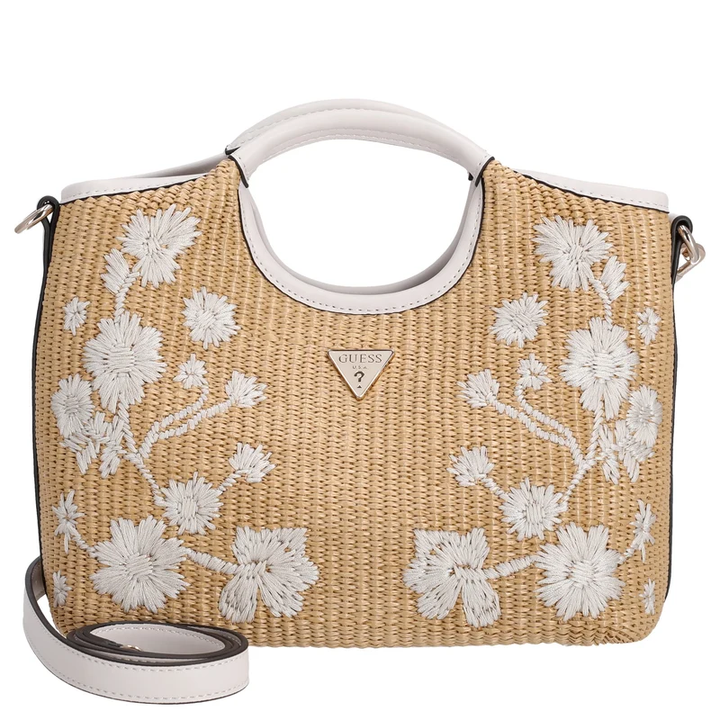 Guess Kirsten Mini Satchel - Henkeltasche 24 cm (off white)