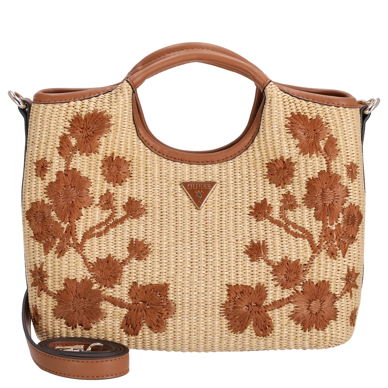 Guess Kirsten Mini Satchel - Henkeltasche 24 cm (caramel)