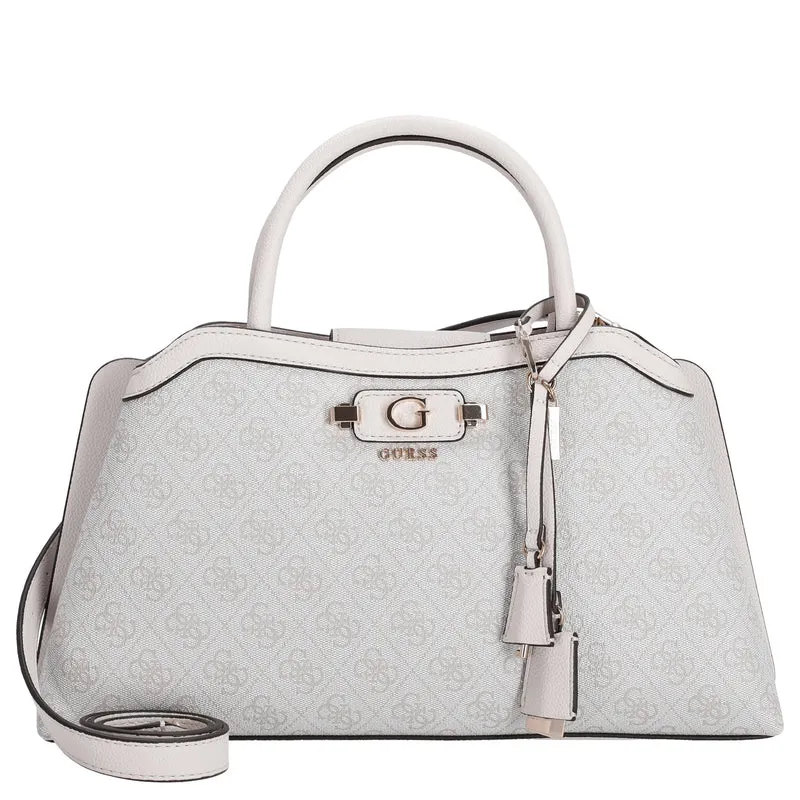 Guess Lindsey Satchel - Henkeltasche 36 cm (bone logo)