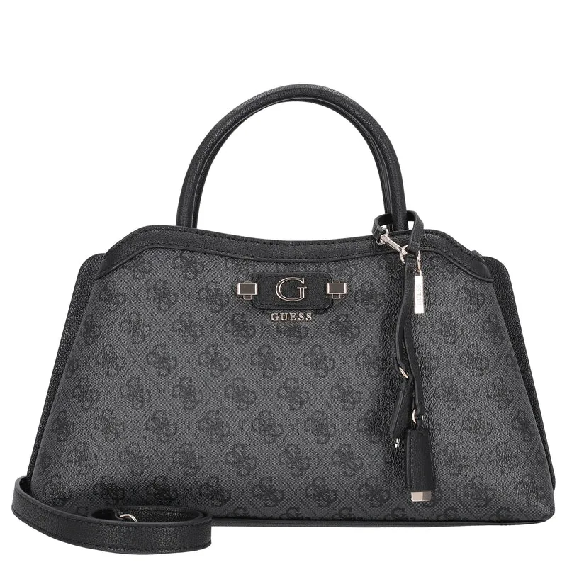 Guess Lindsey Satchel - Henkeltasche 36 cm (coal logo)