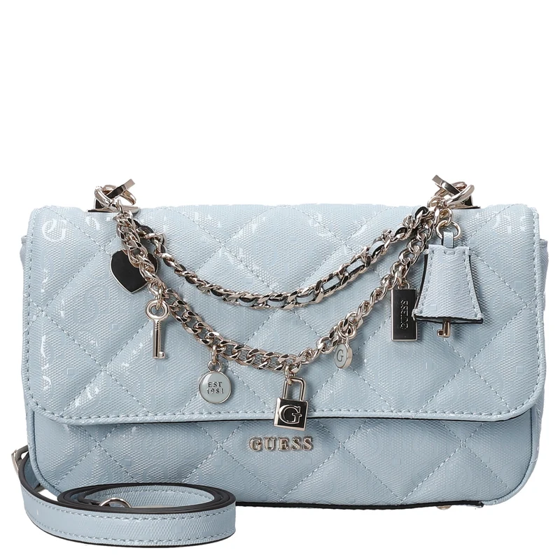 Guess Libby Flap - Umhängetasche 23 cm (aqua)