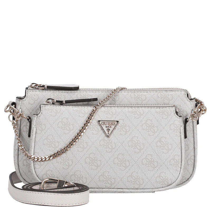 Guess Noelle II DBL - Umhängetasche 24 cm (bone logo)