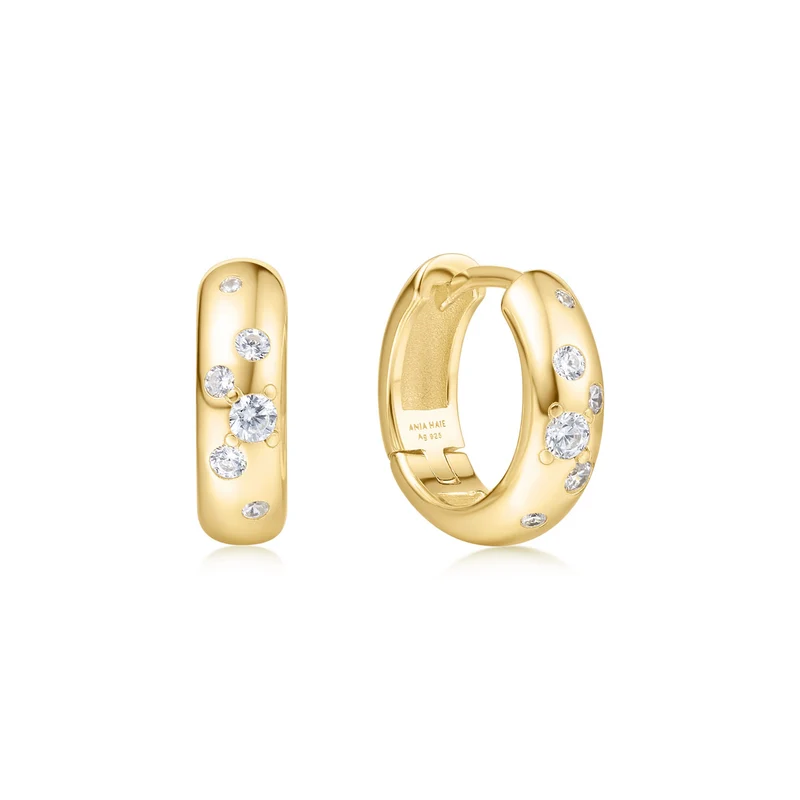 Ania Haie Miss Dainty Goldfarbene Zirkonia Ohrringe AH-E065-04G