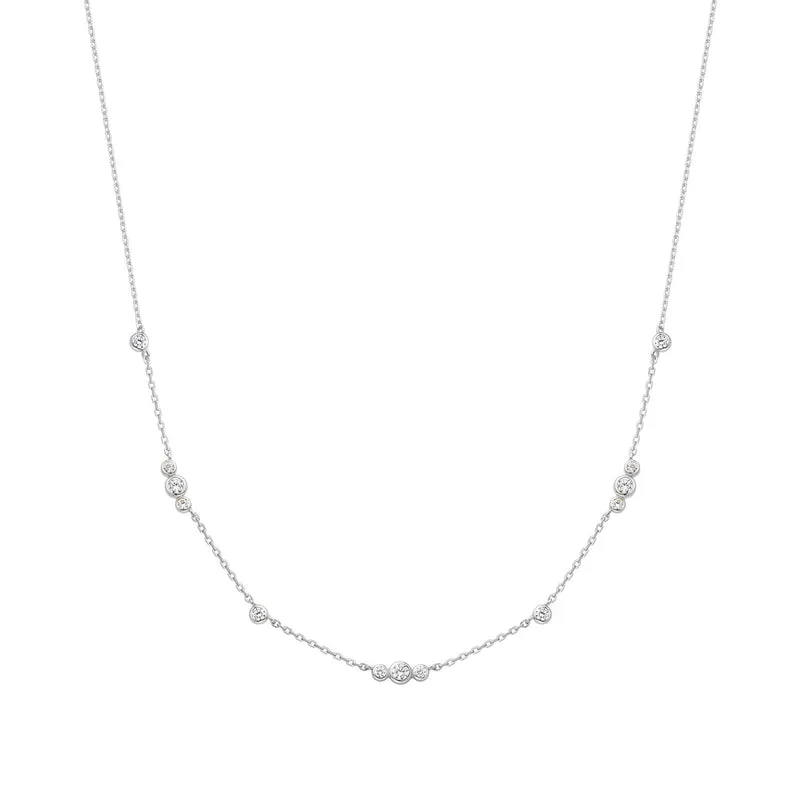 Ania Haie Miss Dainty 925 Sterling Silber Zirkonia Halskette AH-N065-04H