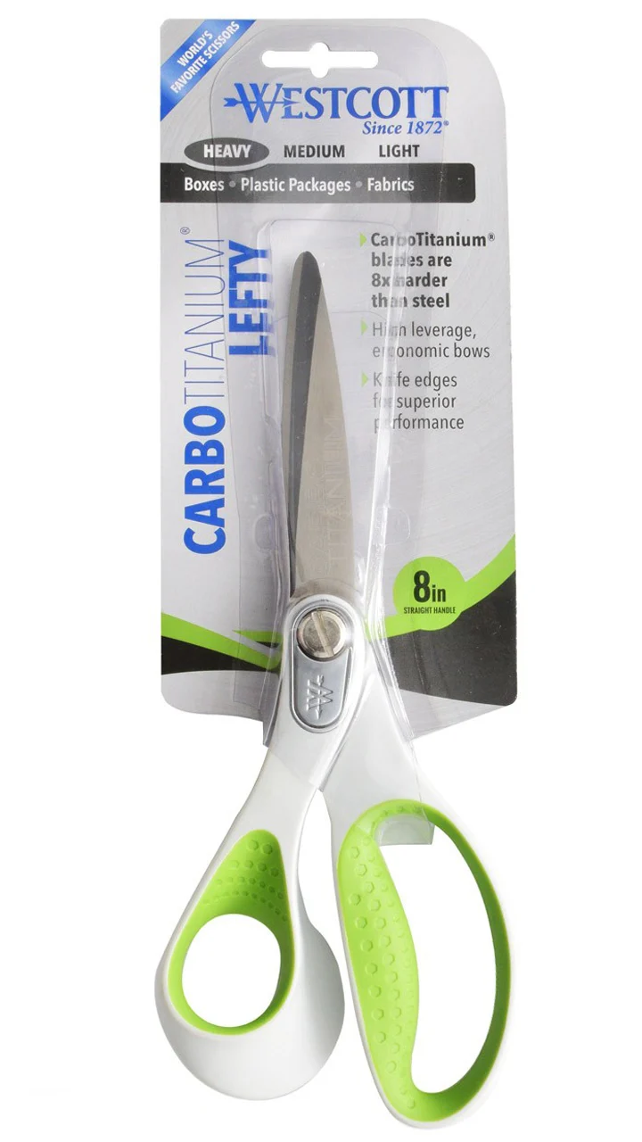 Westcott Linkshänder-Schere CARBO TITANIUM