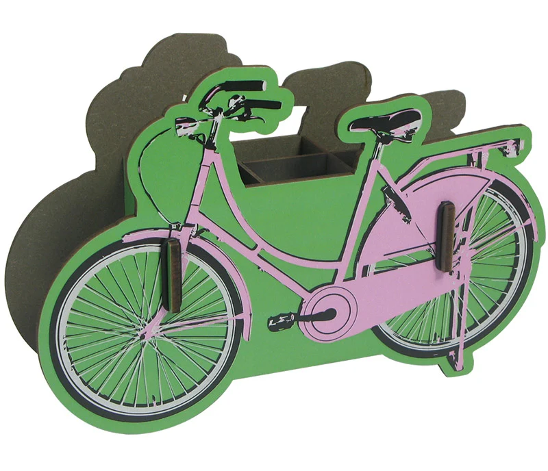 WERKHAUS® Stiftebox - Fahrrad - pink