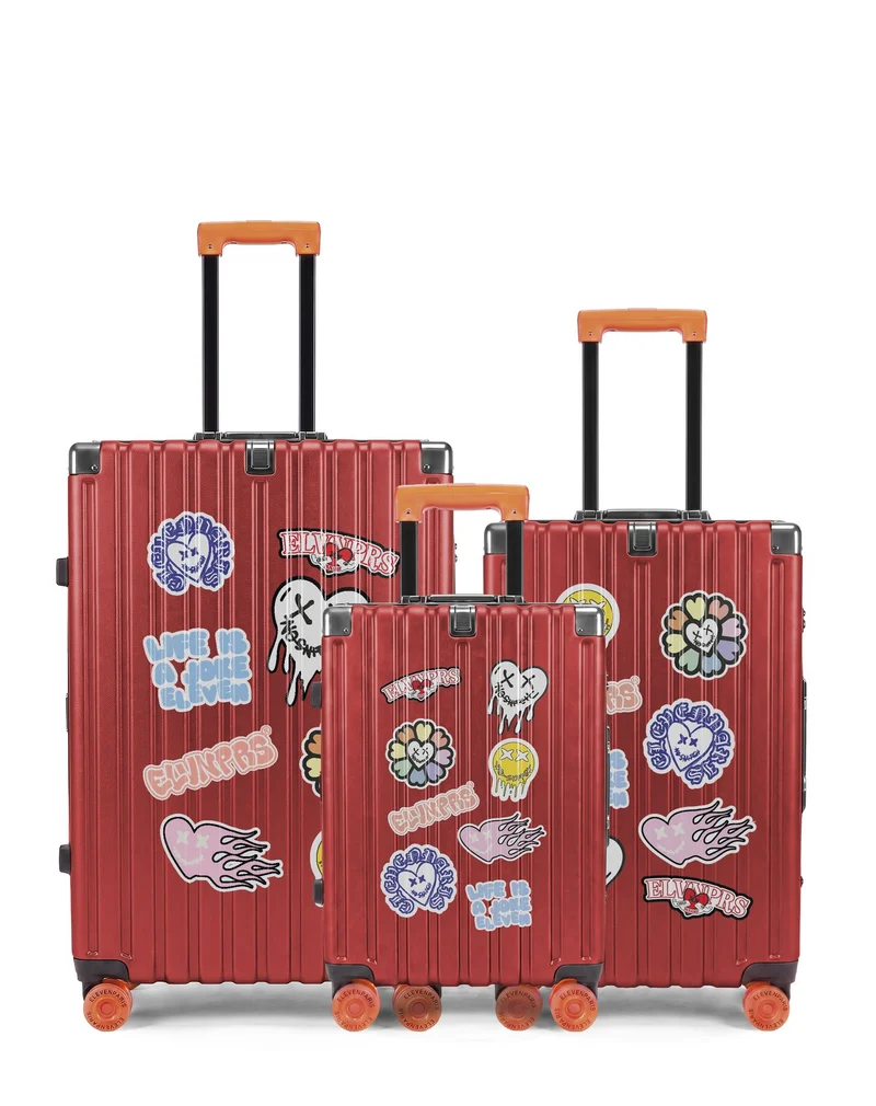 3er-Pack Hartschalenkoffer: Großer Koffer, mittelgroßer Koffer und Handgepäck XS LUGERS