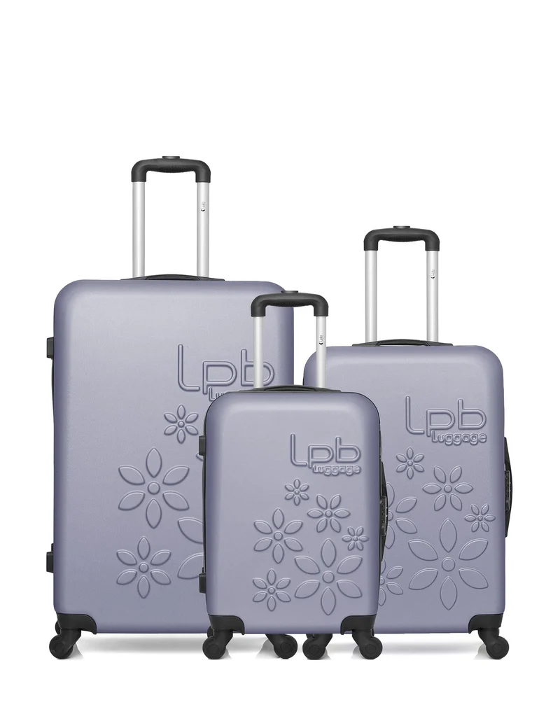LPB LUGGAGE - 3er-Pack – Großer Koffer, mittelgroßer Koffer und Handgepäck ELEONOR