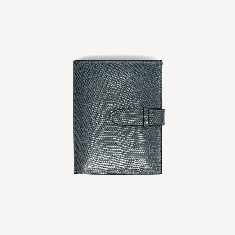 Lizard Wallet - Blau (Laschenverschluss)