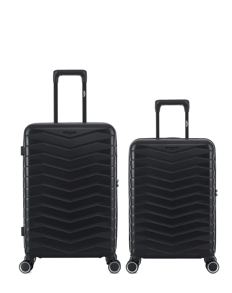 2er-Pack Hartschalenkoffer: Mittelgroßer Koffer und Handgepäck SEATTLE