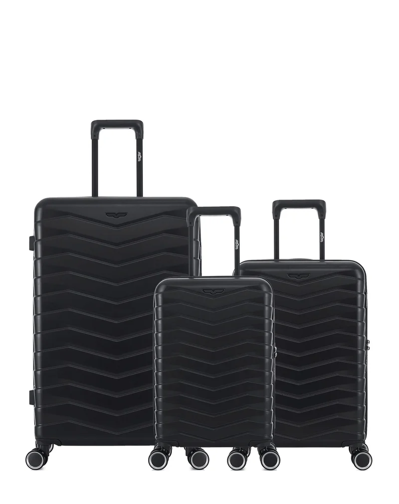 3er-Pack Hartschalenkoffer: Großer Koffer, Handgepäck und Handgepäck XS SEATTLE