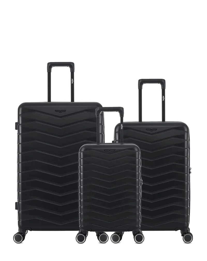 3er-Pack Hartschalenkoffer: Großer Koffer, mittelgroßer Koffer und Handgepäck XS SEATTLE
