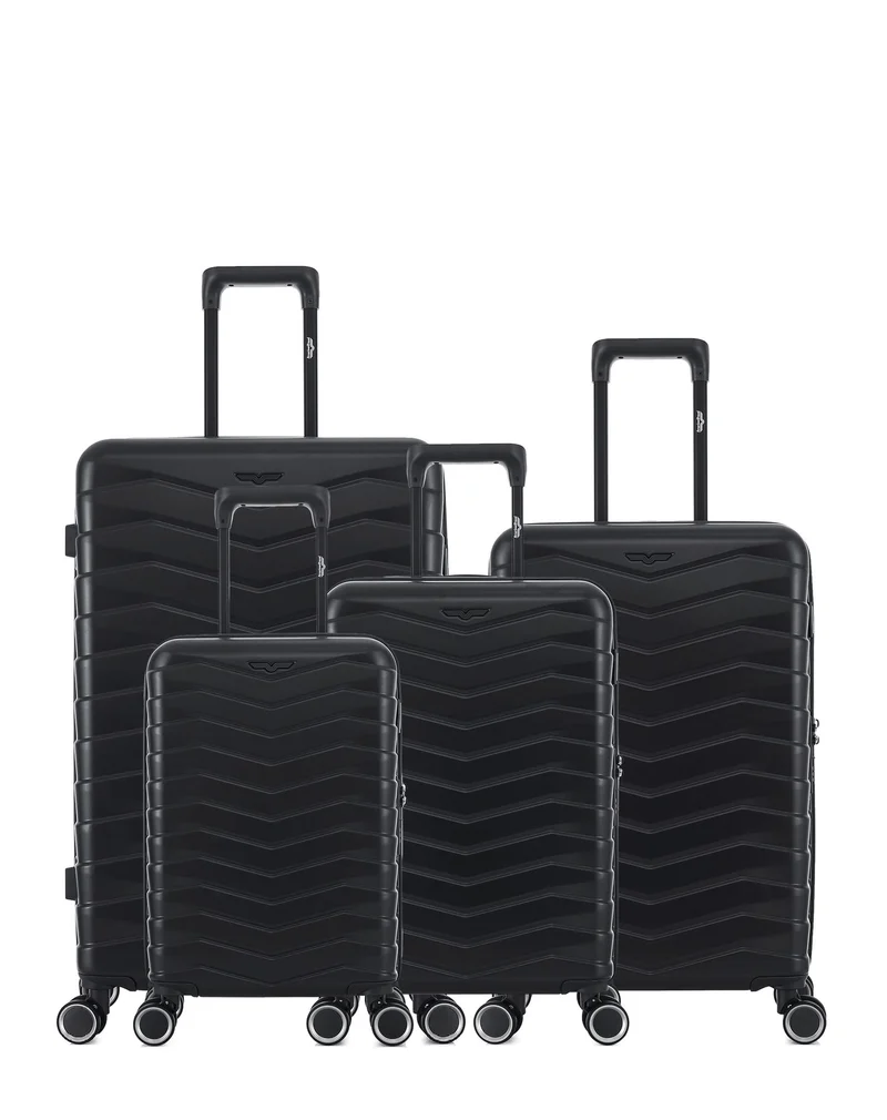 4er-Pack Hartschalenkoffer: Großer Koffer, mittelgroßer Koffer, Handgepäck und Handgepäck XS SEATTLE