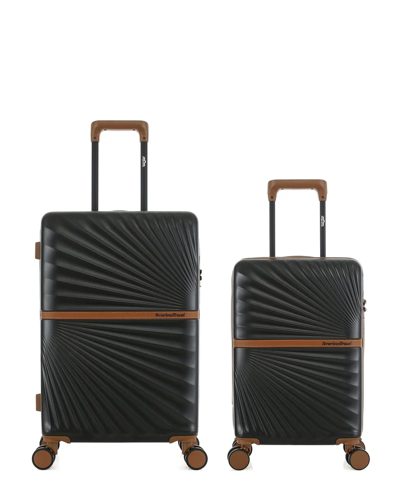 2er-Pack Hartschalenkoffer: Mittelgroßer Koffer und Handgepäck XS OAKLAND