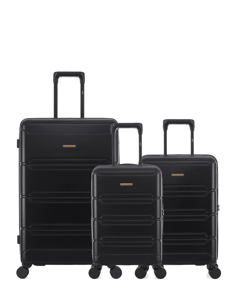 3er-Pack Hartschalenkoffer: Großer Koffer, Handgepäck und Handgepäck XS LYNDA
