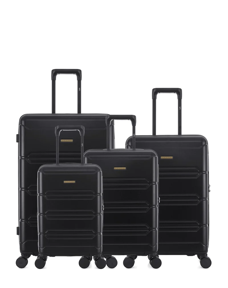 4er-Pack Hartschalenkoffer: Großer Koffer, mittelgroßer Koffer, Handgepäck und Handgepäck XS LYNDA