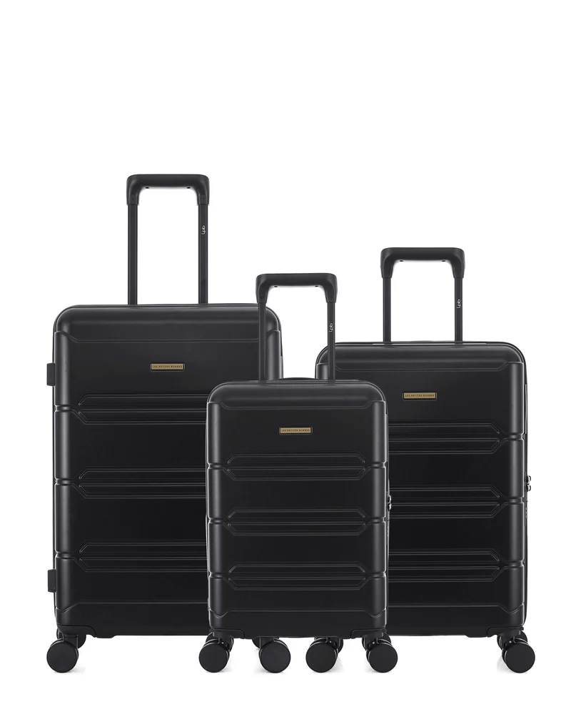 3er-Pack Hartschalenkoffer: Mittelgroßer Koffer, Handgepäck und Handgepäck XS LYNDA