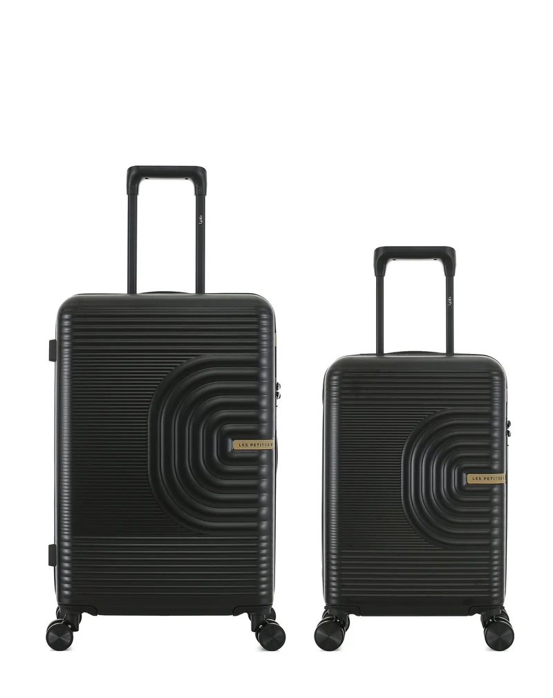 2er-Pack Hartschalenkoffer: Mittelgroßer Koffer und Handgepäck XS CELIA