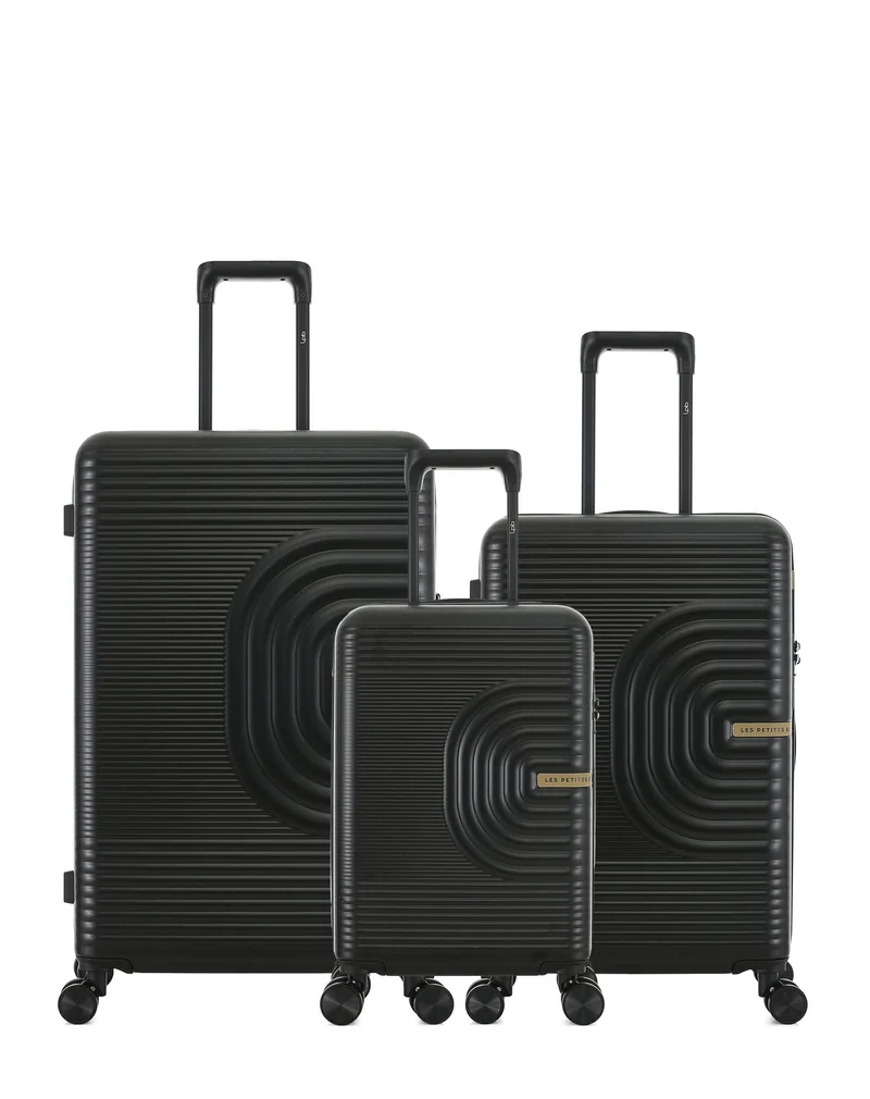 3er-Pack Hartschalenkoffer: Großer Koffer, mittelgroßer Koffer und Handgepäck XS CELIA