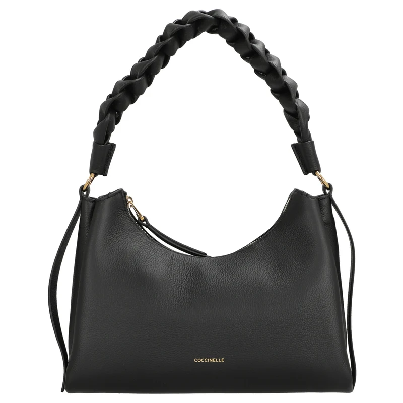 Coccinelle Boheme Grana Double - Henkeltasche S 30 cm (noir/cognac)