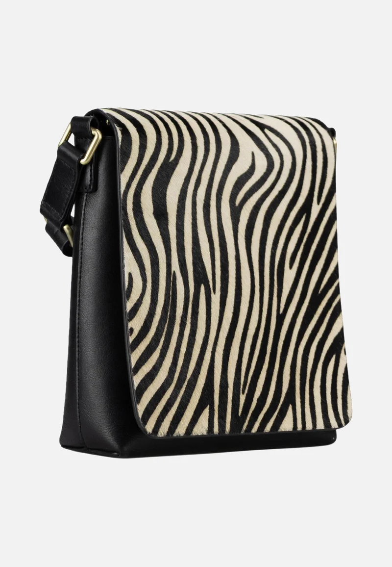 Furry Zebra Shoulder Bag S 3114 Zebra - Schultertasche