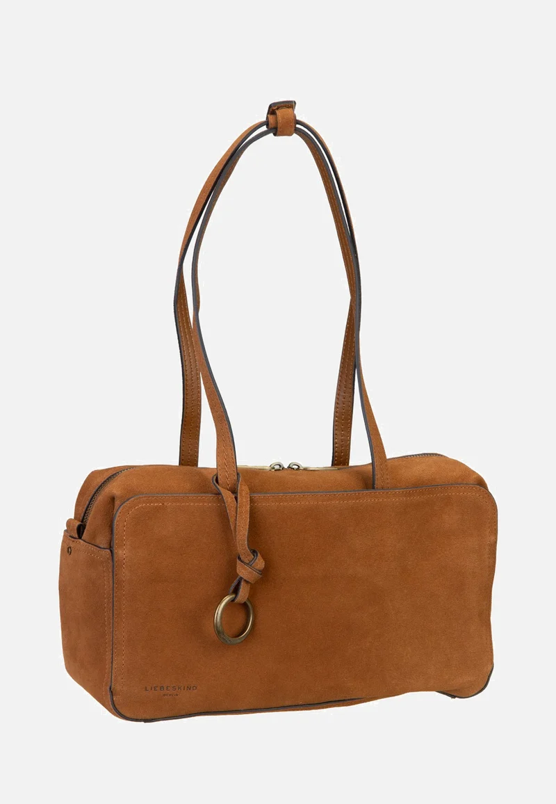 Clarice II Satchel M Hydro Suede Brown - Satchel