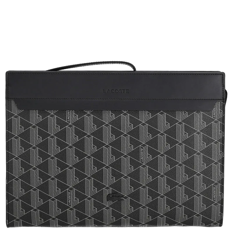 Lacoste The Blend - Laptoptasche 13" 34.5 cm (monogram noir gris)