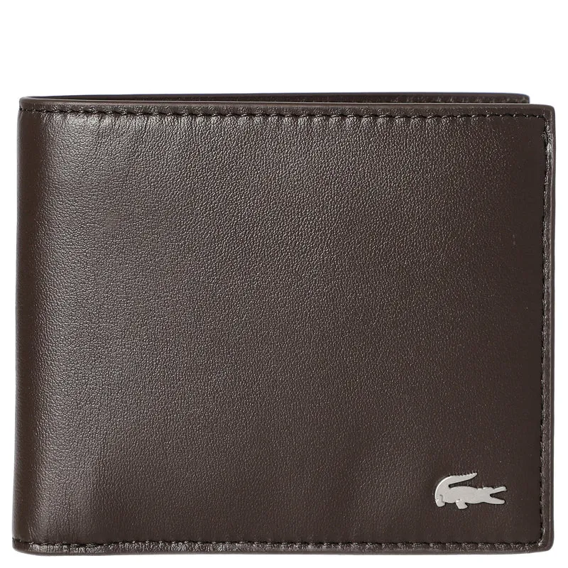 Lacoste FG - Men Geldbörse 3cc 12 cm (coffee bean)