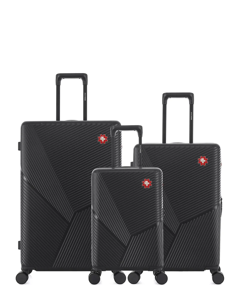 3er-Pack Hartschalenkoffer: Großer Koffer, mittelgroßer Koffer und Handgepäck XS FRIBOURG